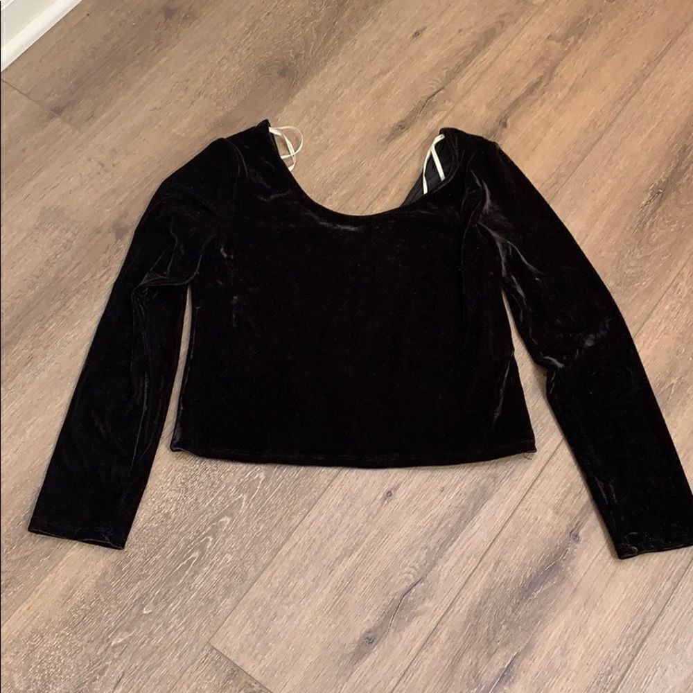 Black Crop Top